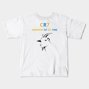 ronaldo goat Kids T-Shirt